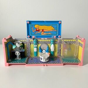 Vintage 90s Bluebird Polly Pocket Dream Builder Deluxe Mansion Bathroom (93F)